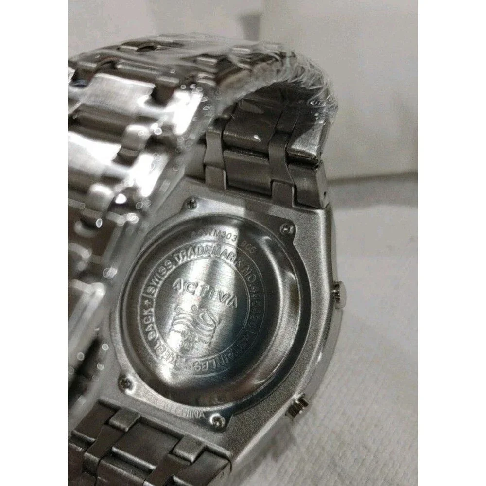 Activa Signal X Invicta Analog/Digital Watch 45.5mm ACWM303-005 Silver Unisex